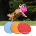 Grand Chien Frisbee Silicone Vol Disque Dent Morsure Résistant En Plein Air Chien Formation Sucre Sucre Couleur Fetch Jouet Pet Jouet